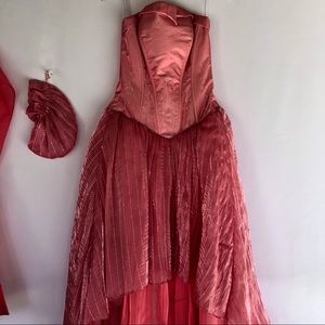 Orange Quinseañera / Prom dress.